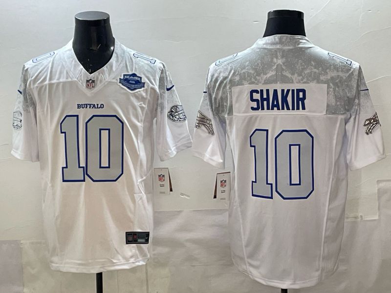 Men 2025 Buffalo Bills #10 Shakir white 5th generation Throwback Nike Limited NFL Jersey style 038->buffalo bills->NFL Jersey